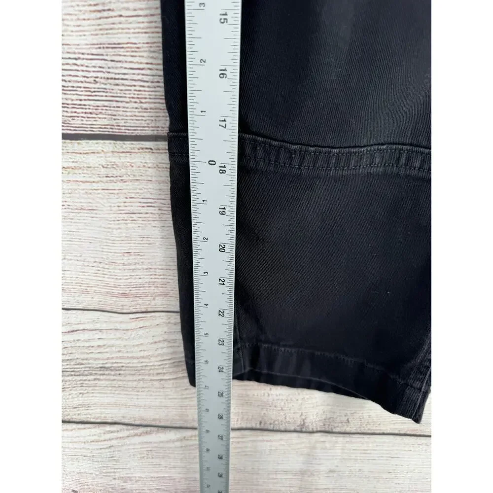 Quince Denim Barrel Jeans Womens 12 Black Stretch 4 Pocket - Picture 8 of 8
